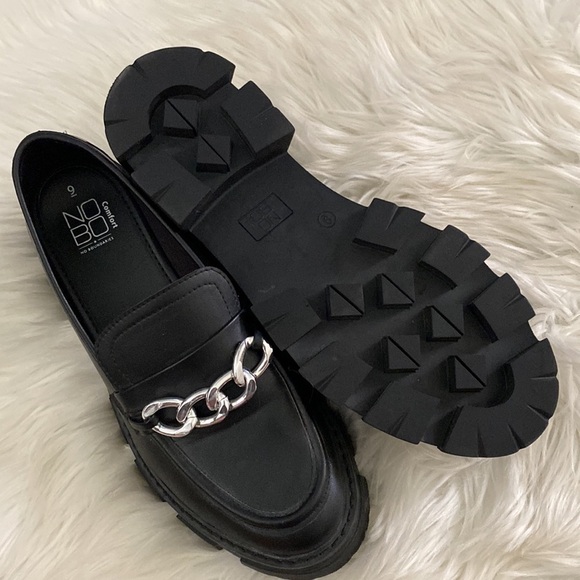 NoBo chunky black platform loafers - Picture 5 of 6